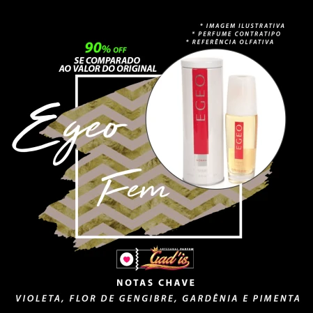 Perfume Similar Gadis 276 Inspirado em Egeo Feminino Contratipo